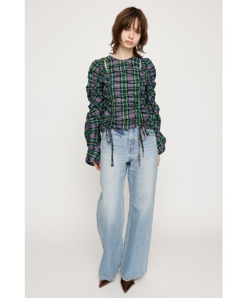 SLY(スライ)の「CUT OUT VOLUME SLEEVE TOPS カット アウト ボリューム スリーブ トップス(シャツ/ブラウス・レディース・マルチ/ブラック系その他2・FREE)」の15枚目の写真