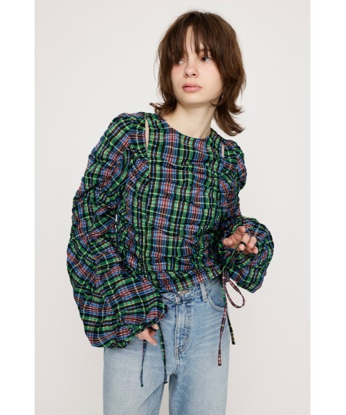 SLY(スライ)の「CUT OUT VOLUME SLEEVE TOPS カット アウト ボリューム スリーブ トップス(シャツ/ブラウス・レディース・マルチ/ブラック系その他2・FREE)」の18枚目の写真