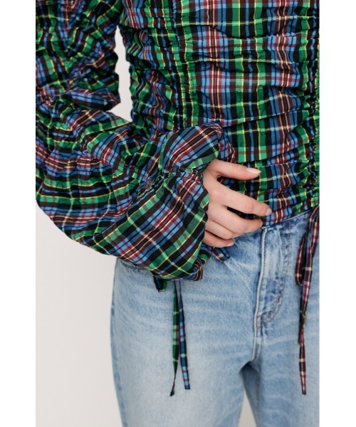SLY（スライ）の「CUT OUT VOLUME SLEEVE TOPS カット アウト