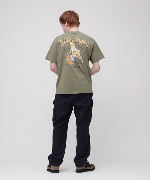 AVIREX（アヴィレックス）の「BLUE ANGELS PINUP GIRL SHORTSLEEVE T