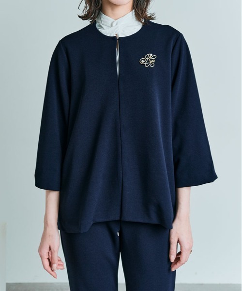 kirakiraShop(キラキラショップ)の「ストレッチ スーツ セットアップ(スーツセット・レディース・ブラック/ライトベージュ/ネイビー/グレー・S-M/M-L)」の19枚目の写真