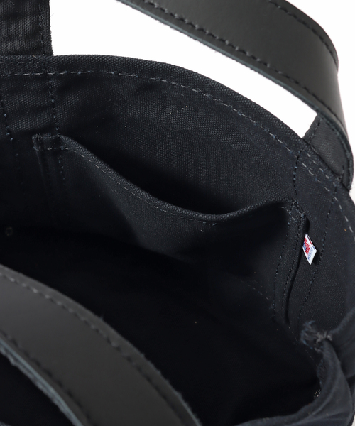 HERITAGE LEATHER（ヘリテージレザー）の「【HERITAGE LEATHER / ヘリテイジレザー】別注 CANVAS*LEATHER S（トートバッグ・メンズ・ブラック・FREE）」の7枚目の写真
