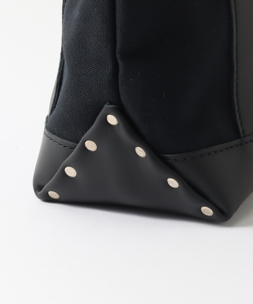 HERITAGE LEATHER（ヘリテージレザー）の「【HERITAGE LEATHER / ヘリテイジレザー】別注 CANVAS*LEATHER S（トートバッグ・メンズ・ブラック・FREE）」の6枚目の写真