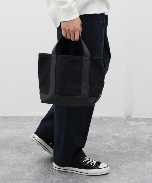 ネイビー トートバッグ　heritage leather セール】【HERITAGE LEATHER / ヘリテイジレザー】別注 CANVAS