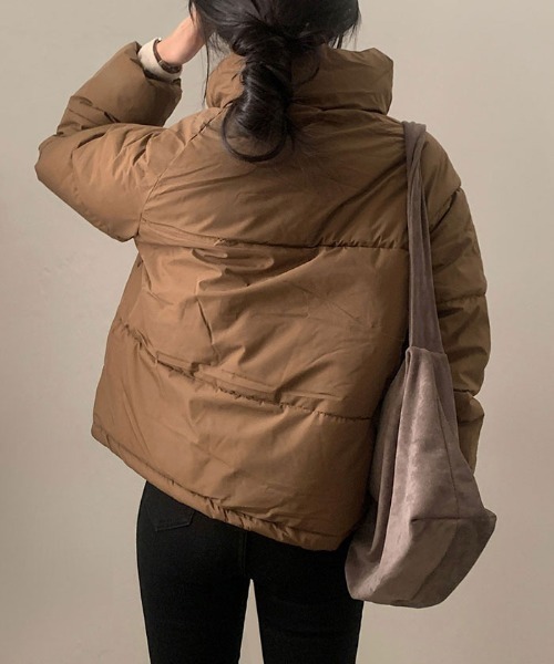 【セール】軽くてあたたか中綿ダウンショートジャケット（ダウンジャケット/コート）｜VIVID LADY（ビビッドレディー）