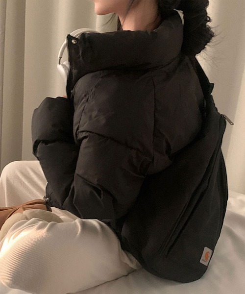 【セール】軽くてあたたか中綿ダウンショートジャケット（ダウンジャケット/コート）｜VIVID LADY（ビビッドレディー）