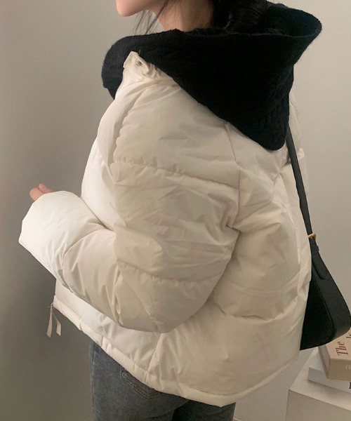 【セール】軽くてあたたか中綿ダウンショートジャケット（ダウンジャケット/コート）｜VIVID LADY（ビビッドレディー）