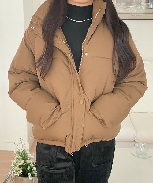 【セール】軽くてあたたか中綿ダウンショートジャケット（ダウンジャケット/コート）｜VIVID LADY（ビビッドレディー）