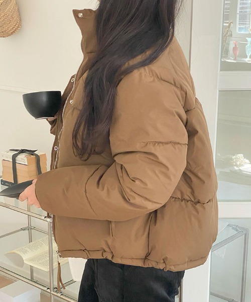 【セール】軽くてあたたか中綿ダウンショートジャケット（ダウンジャケット/コート）｜VIVID LADY（ビビッドレディー）