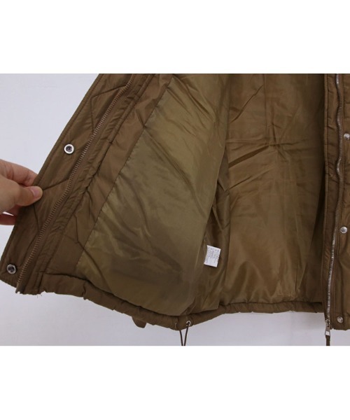 【セール】軽くてあたたか中綿ダウンショートジャケット（ダウンジャケット/コート）｜VIVID LADY（ビビッドレディー）