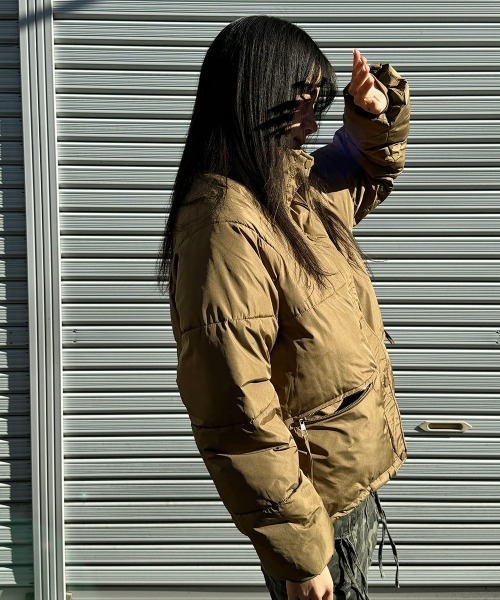 【セール】軽くてあたたか中綿ダウンショートジャケット（ダウンジャケット/コート）｜VIVID LADY（ビビッドレディー）