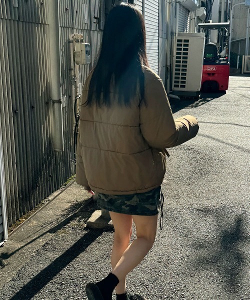 【セール】軽くてあたたか中綿ダウンショートジャケット（ダウンジャケット/コート）｜VIVID LADY（ビビッドレディー）