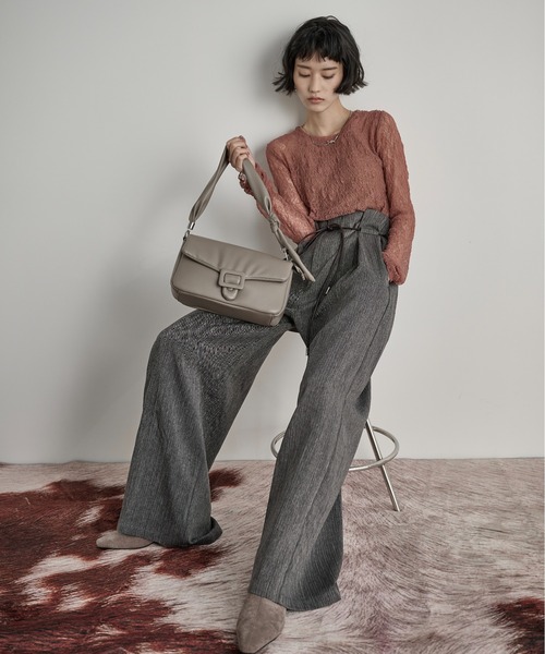 square shoulder yonfa ヨンファ　スクエア　ショルダー THE Yon ショルダーバッグ バッグ フラップスクエアショルダーバッグ
