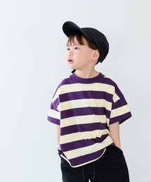 LOWRYS FARM | ＵＳＡフトボーダーTシャツＳＳ＊　104008(Tシャツ/カットソー)