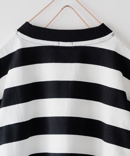 LOWRYS FARM（ローリーズファーム）の「ＵＳＡフトボーダーTシャツＳＳ＊　104008（Tシャツ/カットソー・キッズ・ブラウン/パープル/チャコールグレー/ブラック・110cm/120cm/130cm/140cm/150cm）」の12枚目の写真