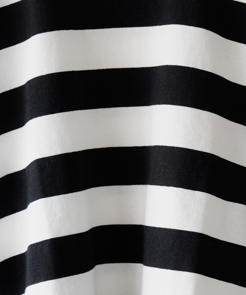 LOWRYS FARM（ローリーズファーム）の「ＵＳＡフトボーダーTシャツＳＳ＊　104008（Tシャツ/カットソー・キッズ・ブラウン/パープル/チャコールグレー/ブラック・110cm/120cm/130cm/140cm/150cm）」の11枚目の写真