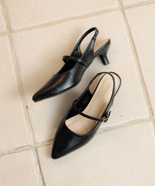 Andemiu（アンデミュウ）の「スリングバックサンダル109270（サンダル・レディース・ブラック/シルバー/その他・MEDIUM/LARGE）」の2枚目の写真