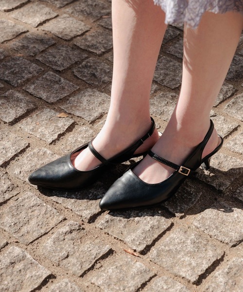 Andemiu（アンデミュウ）の「スリングバックサンダル109270（サンダル・レディース・ブラック/シルバー/その他・MEDIUM/LARGE）」の4枚目の写真