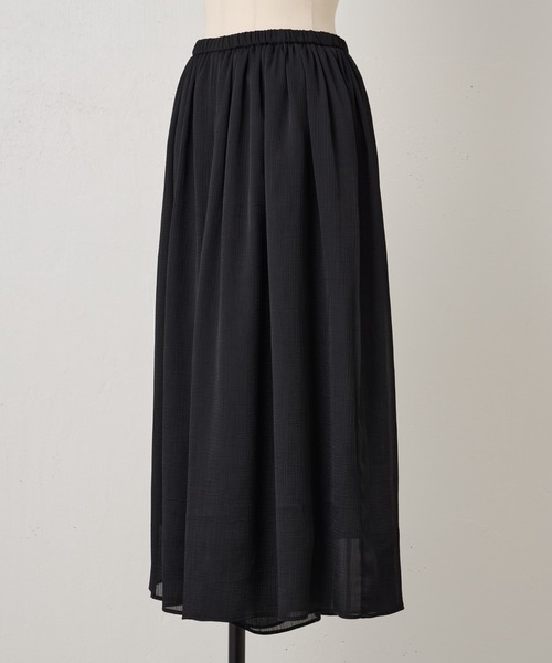 ビアズリーシワシフォンギャザーパンツ・新品未使用、サイズ1ブラック BEARDSLEY パンツ シワシフォンギャザーパンツ レディース