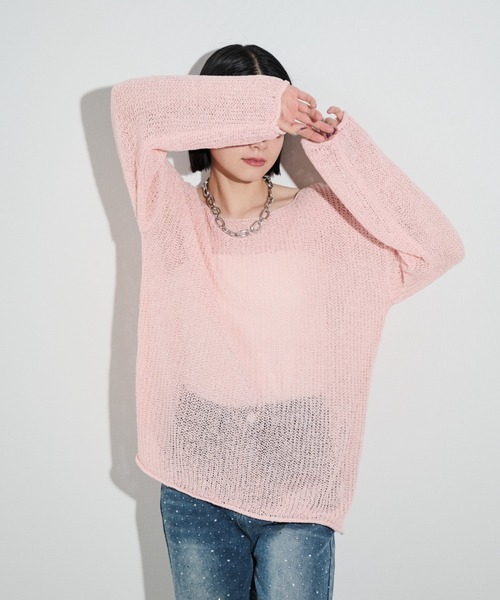 新品★EMPORIO ARMANI★美しいピンクのウール ニット セーター♪♪♪ EMPORIO ARMANI - EMPORIO ARMANI エンポリオアルマーニ ニット