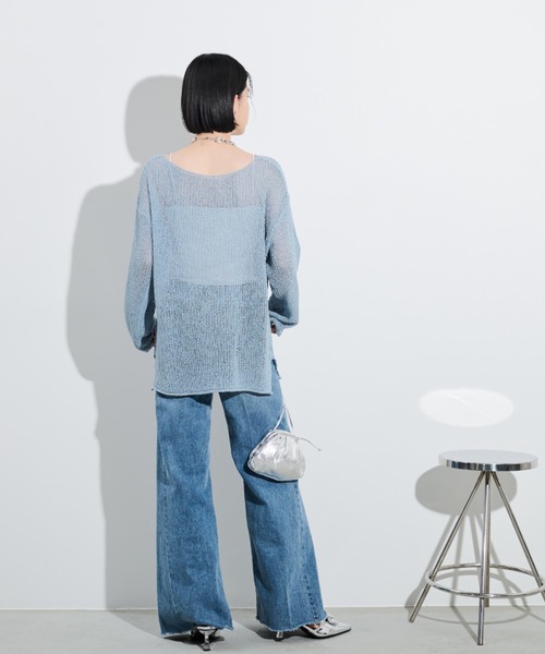 Shelly island（シェリーアイランド）の「ルーズシアーニット（ニット