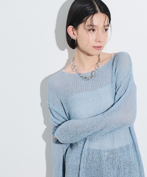 Shelly island（シェリーアイランド）の「ルーズシアーニット（ニット