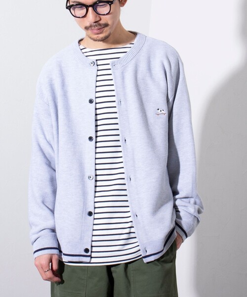 GLOSTER(グロスター)の「【GLOSTER/グロスター】フレンチブルドッグ刺繍 クルーネックカーディガン(カーディガン/ボレロ・メンズ・ネイビー/ライトグレー/レンガ・M/L/S)」の21枚目の写真