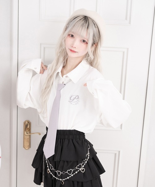 Pal elfy（パルエルフィー）の「チェーンネクタイシャツ（シャツ