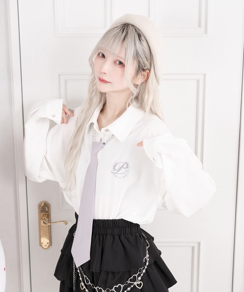 Pal elfy（パルエルフィー）の「チェーンネクタイシャツ（シャツ