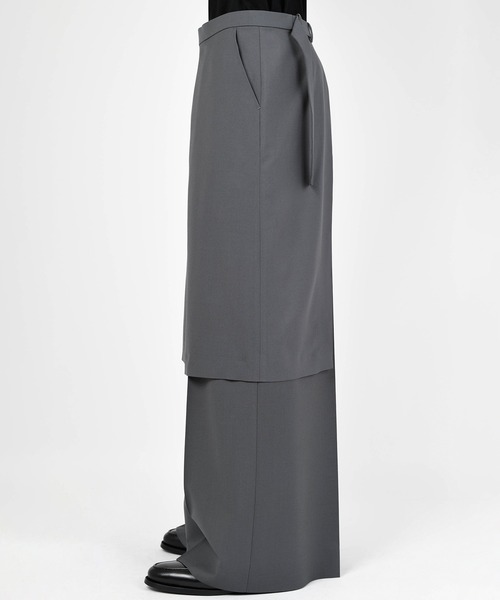 ラッドミュージシャン スカート パンツ レイヤード 巻きエプロン ラッドミュージシャン スカート パンツ レイヤード 巻きエプロン