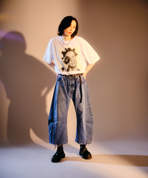 ジャーナルスタンダード　限定　ビョーク　半袖tシャツ ジャンリプカ JOURNAL STANDARD tシャツ 「追加」「JANN LIPKA」Bjork