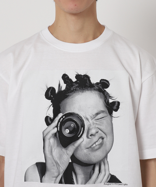 美品。Bjork By Jann Lipka 【ビョーク フォトTシャツ】XL セール】《追加》【JANN LIPKA】Bjork / ビョーク By Jann Lipka