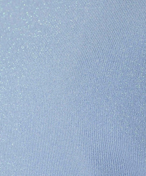 WILLSELECTION（ウィルセレクション）の「【袖丈35cm】シャイニーラメニットプルオーバー（ニット/セーター・レディース・ピンク/ボルドー/イエロー/オレンジ/ラベンダー/サックスブルー/ブラック/オフホワイト・FREE）」の14枚目の写真