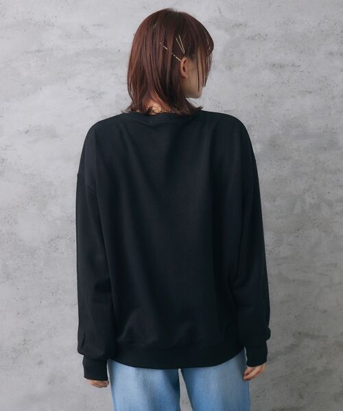 RETRO GIRL（レトロガール）の「花刺繍トレーナー（スウェット・レディース・ブラック/イエロー/ホワイト系その他・FREE）」の11枚目の写真