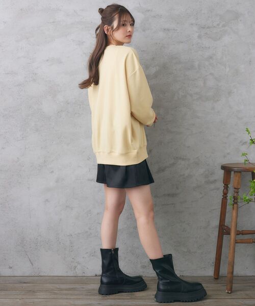 RETRO GIRL（レトロガール）の「花刺繍トレーナー（スウェット・レディース・ブラック/イエロー/ホワイト系その他・FREE）」の13枚目の写真