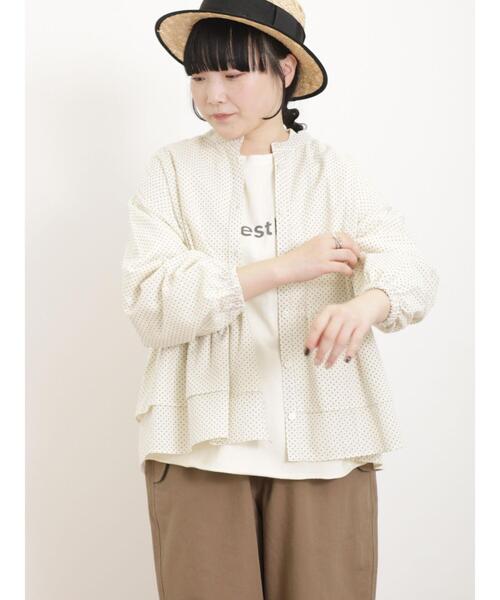 Samansa Mos2（サマンサ モスモス）の「ピグメントロゴプリントスウェット（Tシャツ/カットソー・レディース・ピンク/キナリ/チャコールグレー・F）」の18枚目の写真