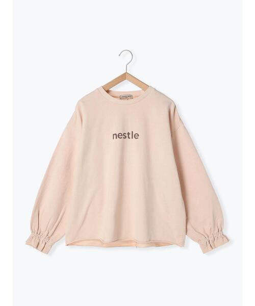 Samansa Mos2（サマンサ モスモス）の「ピグメントロゴプリントスウェット（Tシャツ/カットソー・レディース・ピンク/キナリ/チャコールグレー・F）」の13枚目の写真