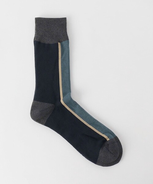 CHICSTOCKS（シックストックス）の「＜CHICSTOCKS＞センターライン ソックス（ソックス/靴下・メンズ・ベージュ/ネイビー/ブラック/オフホワイト/ライトブルー/ワインレッド・FREE）」の6枚目の写真