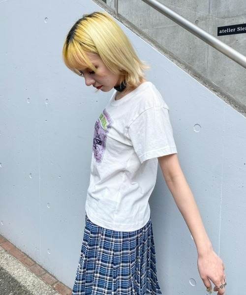 Candy Stripper（キャンディストリッパー）の「SPACE DRIVER Tシャツ（Tシャツ/カットソー・レディース・パープル/オフホワイト/ブラック・1/2/3）」の14枚目の写真