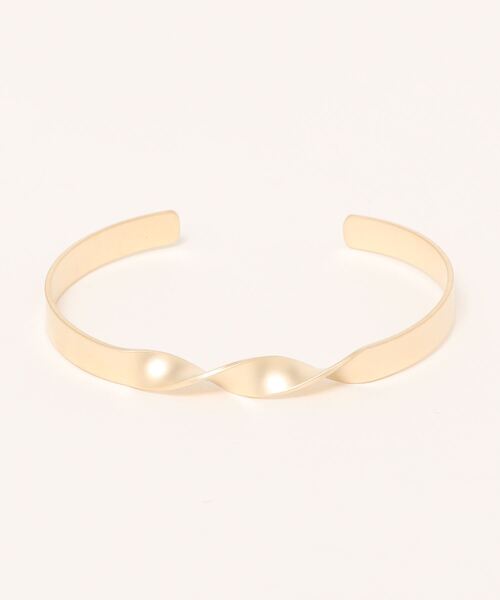 Three Four Time(スリーフォータイム)の「ツイストマットバングル(バングル/リストバンド・レディース・シルバー/ゴールド・FREE)」の14枚目の写真