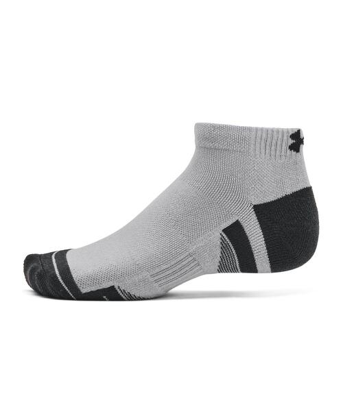 UNDER ARMOUR(アンダーアーマー)の「UAパフォーマンステック ローカット ソックス (3足セット)(トレーニング/メンズ/レディース)(ソックス/靴下・レディース・グレー・M/L)」の4枚目の写真