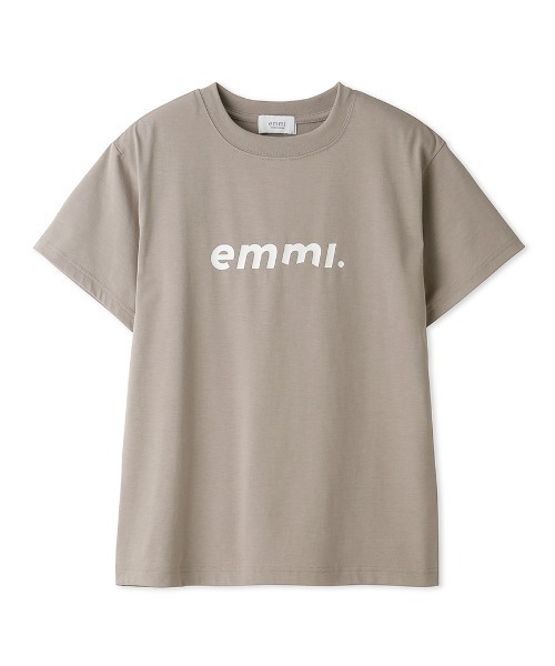 emmi(エミ)の「eco emmiロゴUVカットTシャツ(Tシャツ/カットソー・レディース・ベージュ/ホワイト/チャコールグレー/ブルー・FREE)」の22枚目の写真