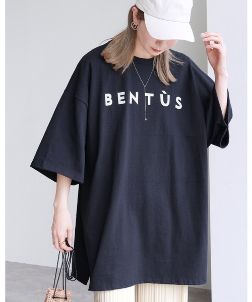 reca（レカ）の「ビッグシルエットロゴプリントTシャツ（Tシャツ/カットソー・レディース・グレー/ブラック/ホワイト/ネイビー・FREE）」の4枚目の写真