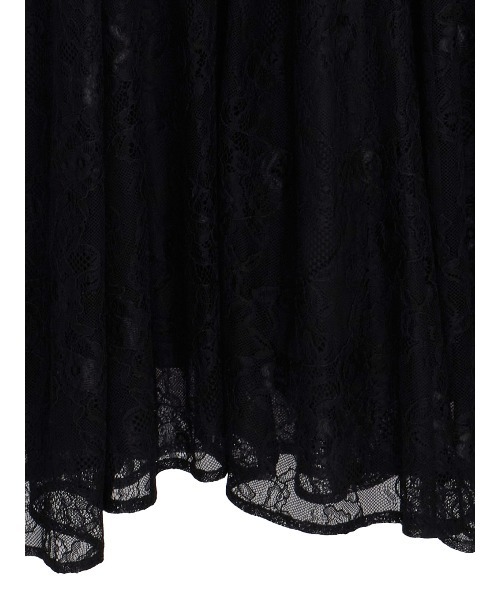 Ameri（アメリ）の「SCALLOP LACE EMPIRE DRESS（ドレス）」 - WEAR