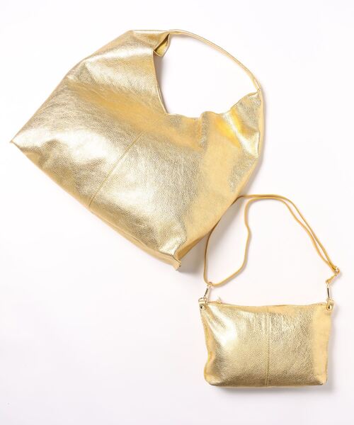 AULENTTI（オウレンティ）の「【AULENTTI】2WAYメタリックレザートート