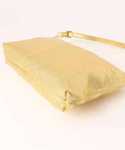 AULENTTI(オウレンティ)の「【AULENTTI】2WAYメタリックレザートートバッグ ショルダーバッグ FB-5788-DL(トートバッグ・レディース・ゴールド/シルバー・FREE)」の8枚目の写真