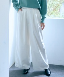 高身長 タックワイドパンツ 丈長め・トールサイズ Essenave