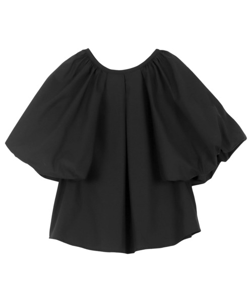 KOBE LETTUCE（コウベレタス）の「前後2wayケープスリーブ風トップス（シャツ/ブラウス・レディース・ブラック/オフホワイト/ブラック系その他・M）」の13枚目の写真