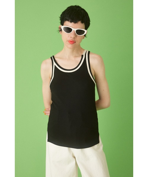 Round neck tanktop ラウンドネックタンクトップ（タンクトップ）｜HeRIN.CYE（ヘリンドットサイ） 7,150円