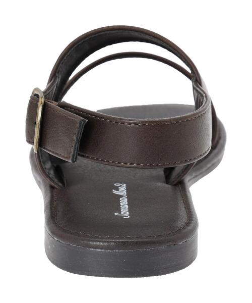 Samansa Mos2（サマンサ モスモス）の「【S/XLサイズ WEB限定】ダブルベルトサンダル（サンダル・レディース・ブラック/ブラウン・S/M/L/XL）」の10枚目の写真